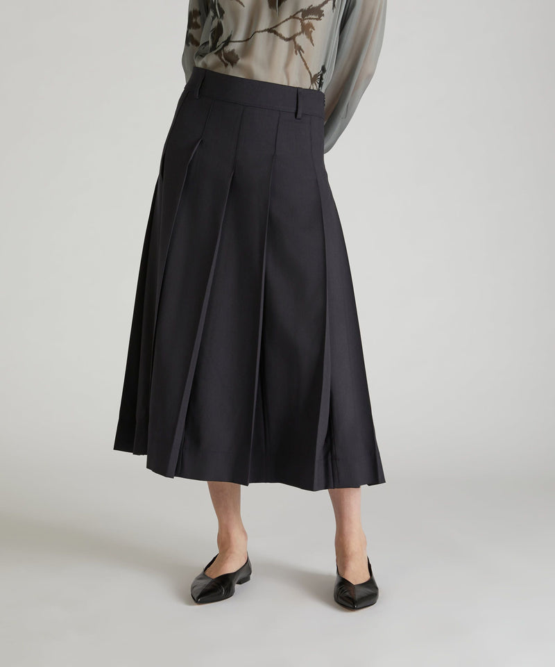 Slowear Gonna in twill di lana Italia