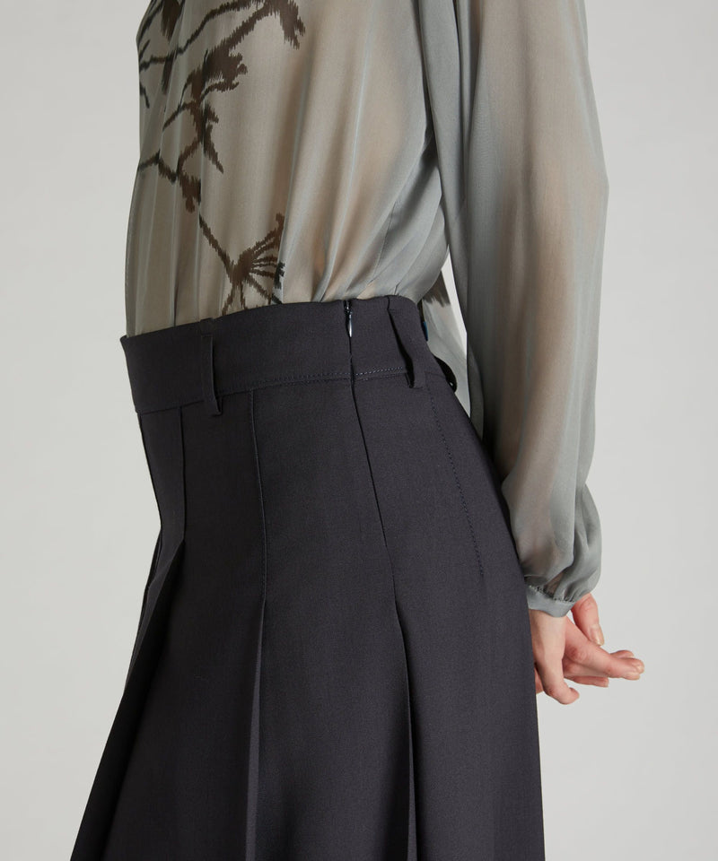 Slowear Gonna in twill di lana Italia