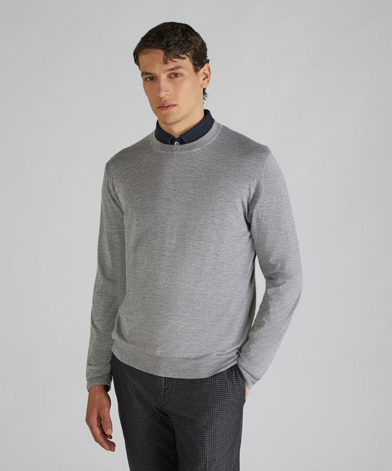 Slowear Girocollo slim fit in cashmere e seta Vendita