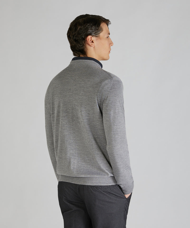 Slowear Girocollo slim fit in cashmere e seta Vendita