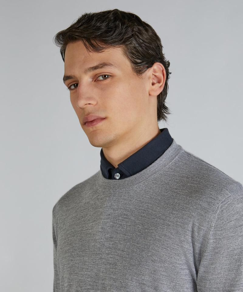 Slowear Girocollo slim fit in cashmere e seta Vendita