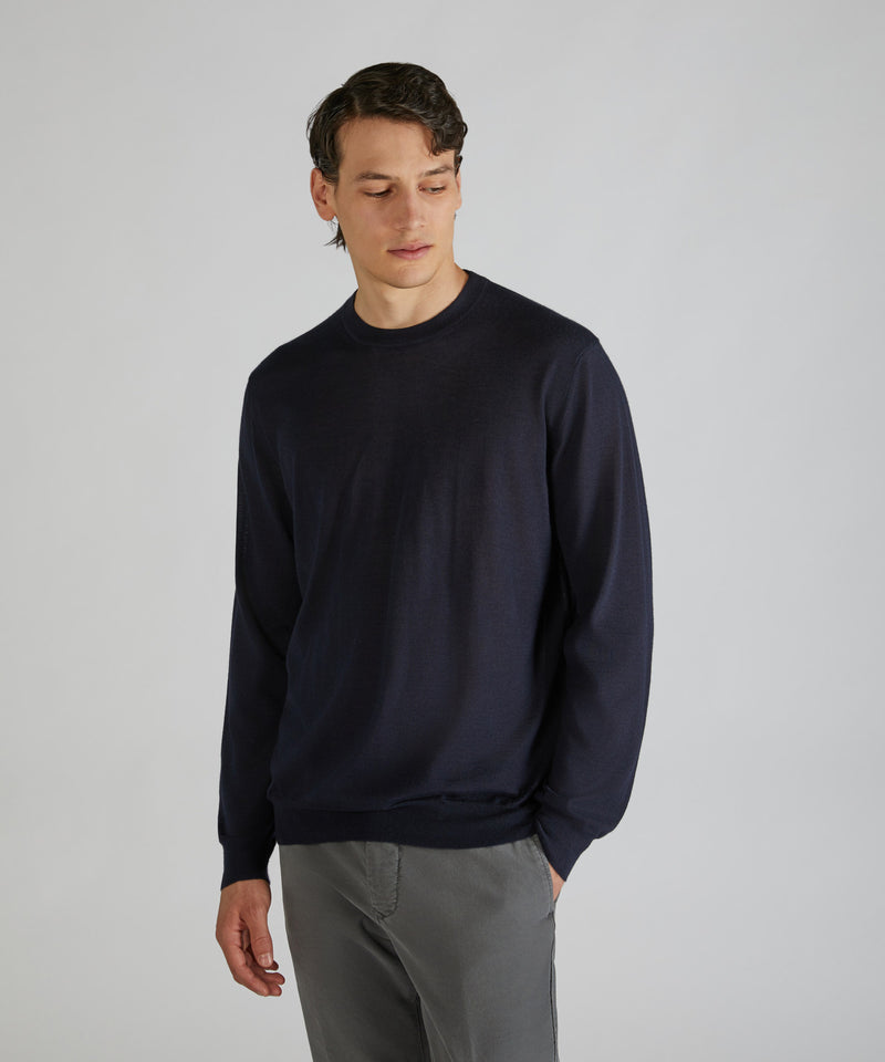Slowear Girocollo slim fit in cashmere e seta Promozione