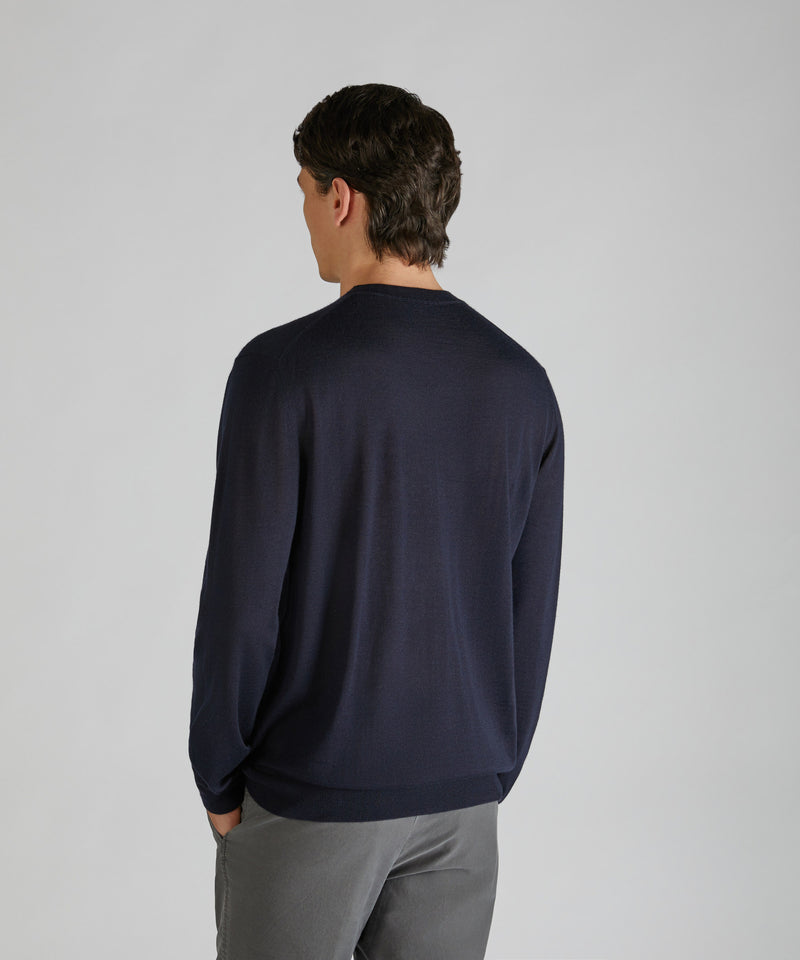 Slowear Girocollo slim fit in cashmere e seta Promozione