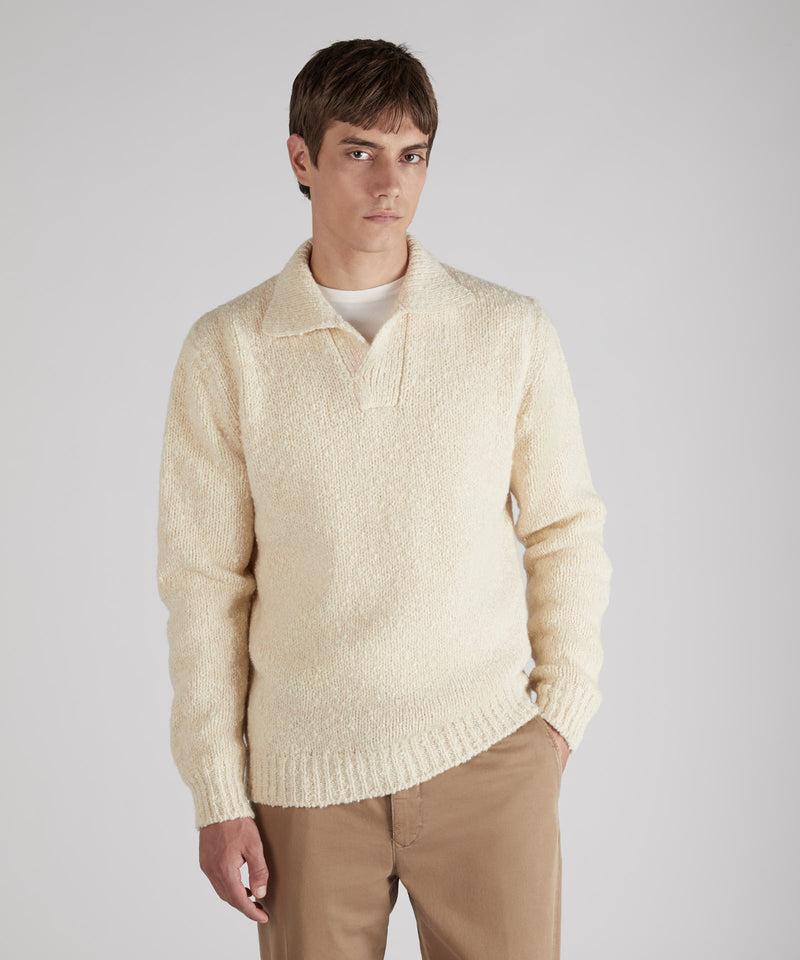 Slowear Maglia slim fit in lana Pezzi Unici