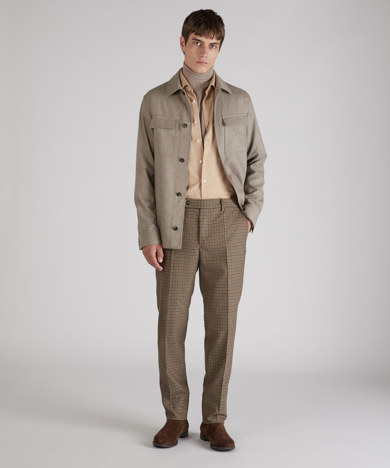 Slowear Pantalone tapered fit in misto lana Convenienza