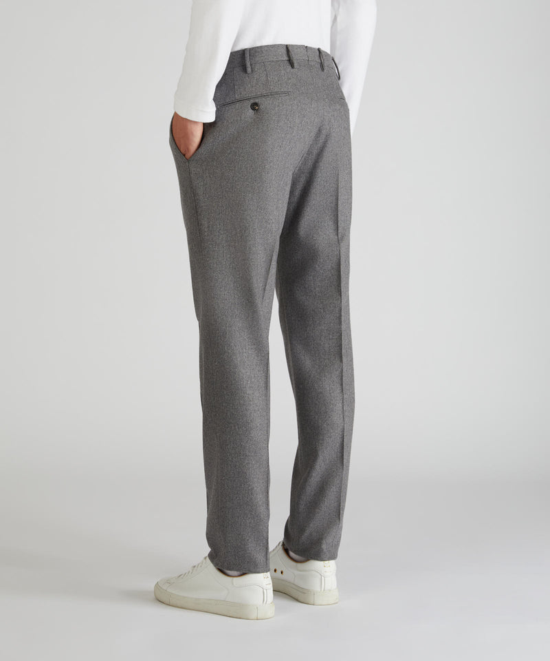 Slowear Pantalone slim fit in flanella di lana e cashmere Novità