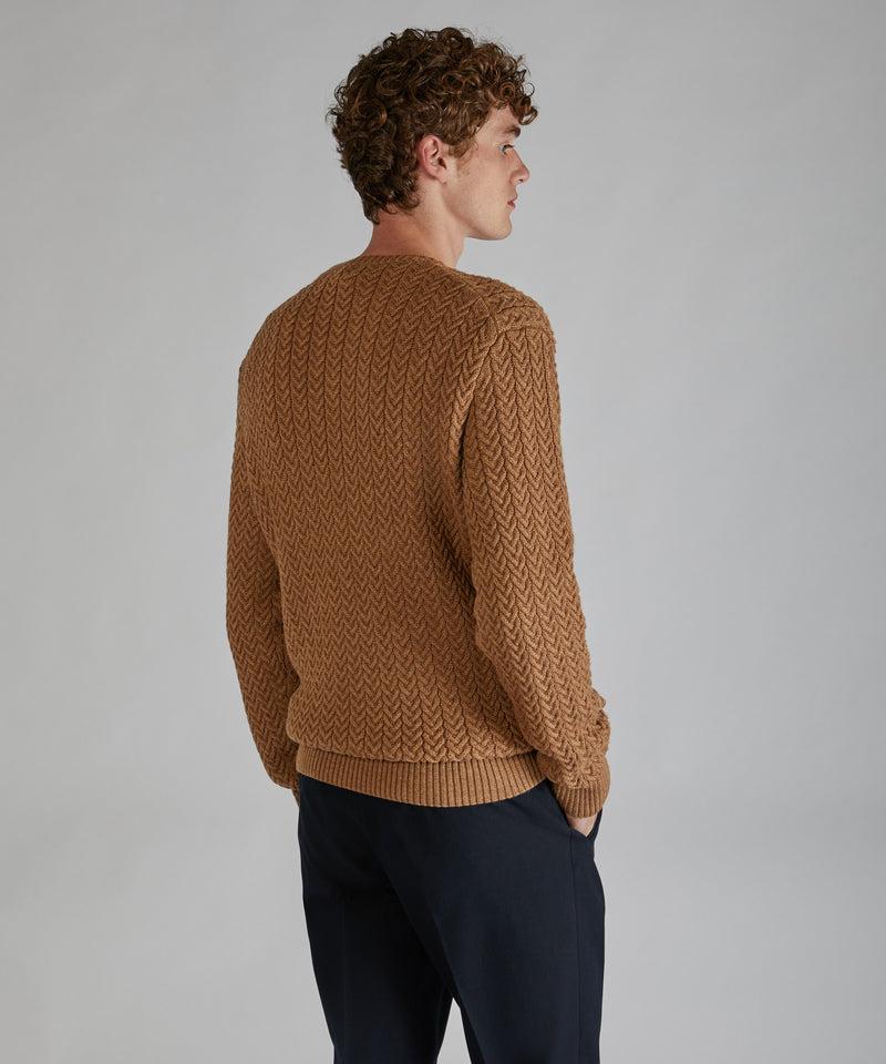 Slowear Girocollo slim fit in lana merinos Sconto