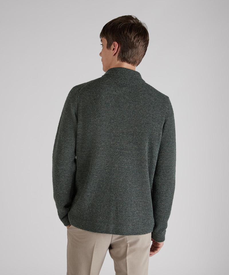 Slowear Overshirt in bouclé di lana e lana Geelong Offerta