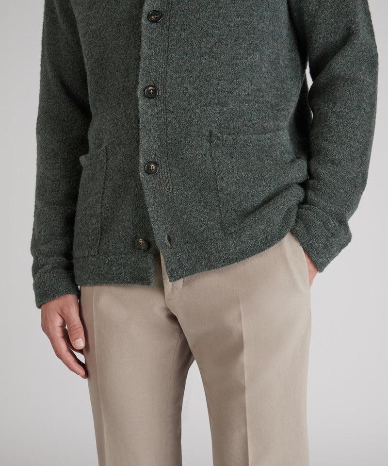 Slowear Overshirt in bouclé di lana e lana Geelong Offerta