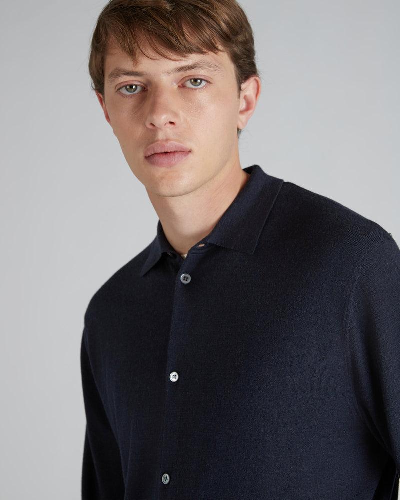 Slowear Camicia slim fit in Flexwool certificato Outlet