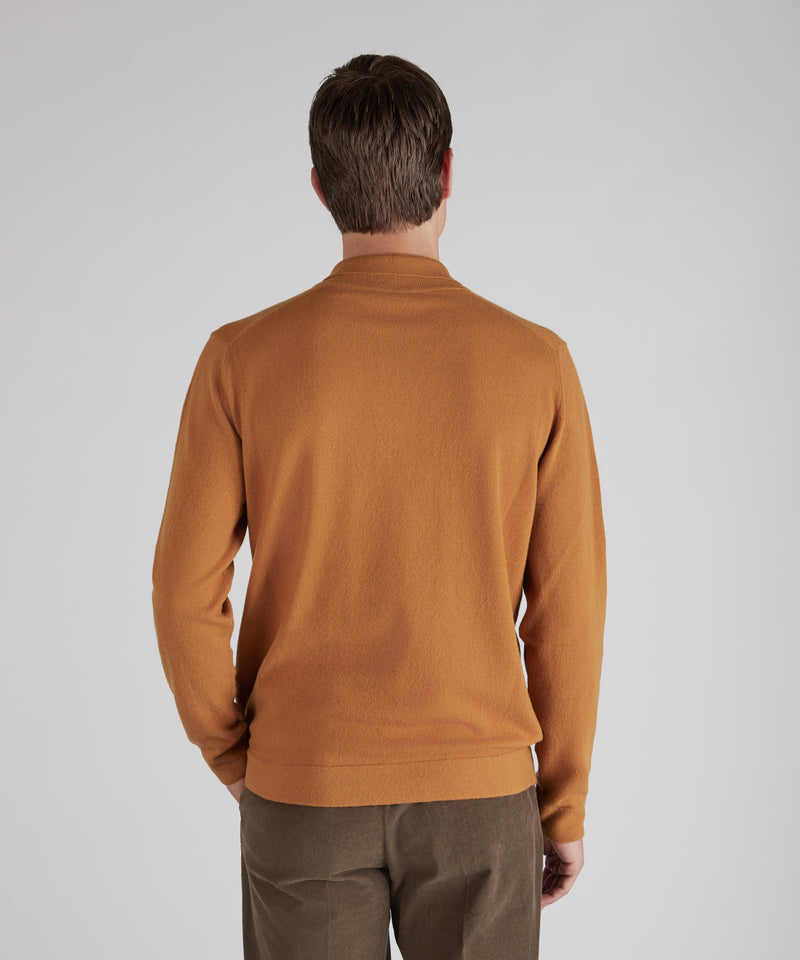 Slowear Polo slim fit in lana e cashmere Saldi