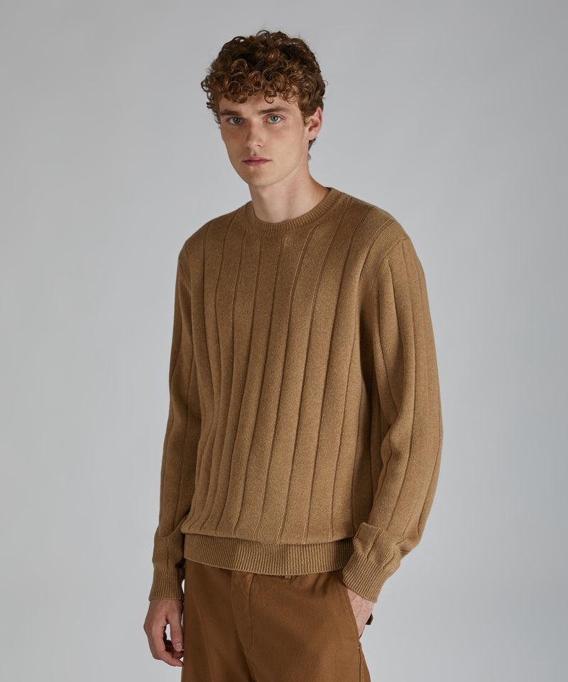 Slowear Girocollo slim fit in lana e cashmere Offerte