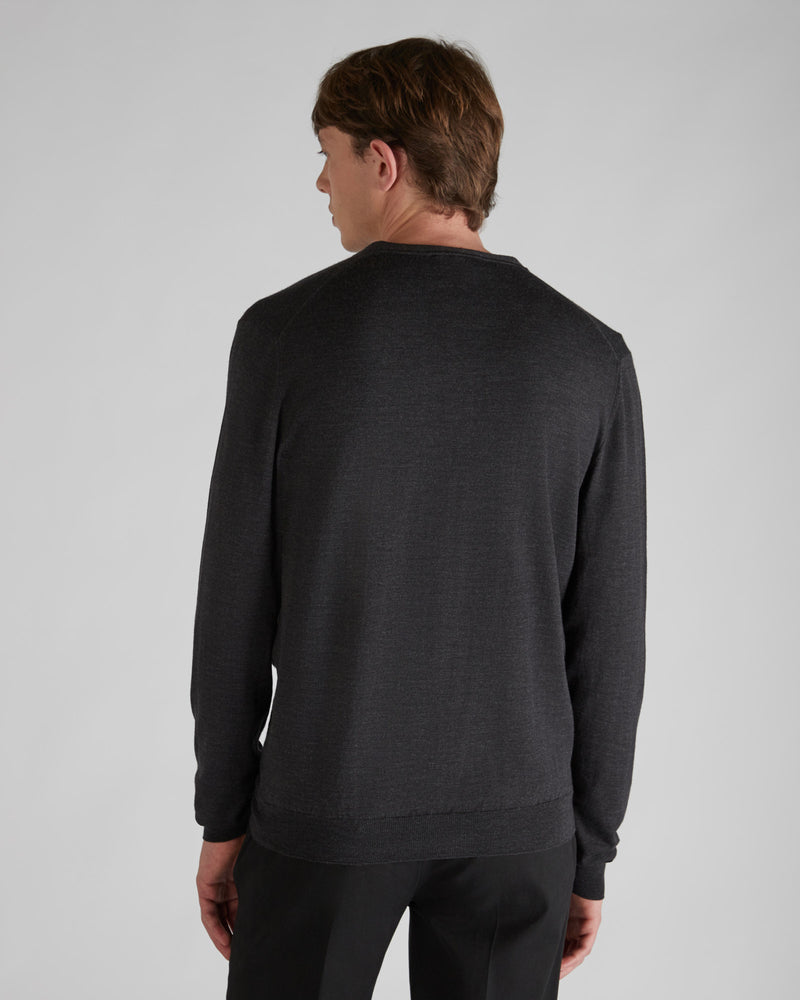 Slowear Cardigan slim fit in Flexwool certificato Saldi Di Fabbrica