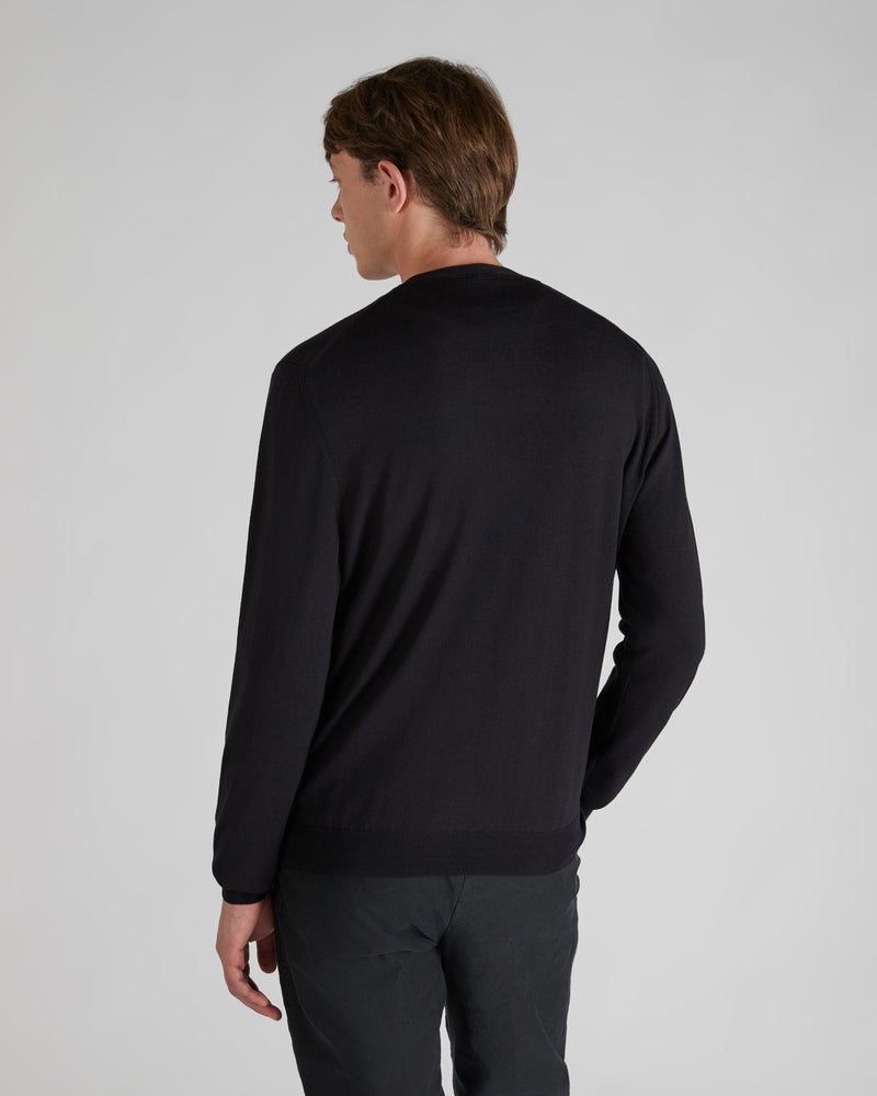 Slowear Cardigan slim fit in Flexwool certificato Negozio