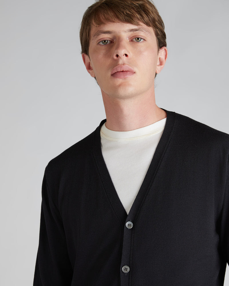 Slowear Cardigan slim fit in Flexwool certificato Negozio