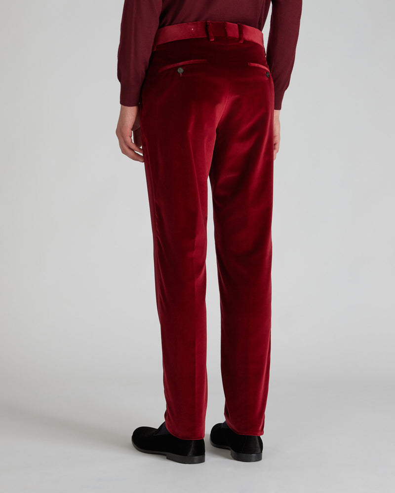 Slowear Pantalone tapered fit in velluto Nuova
