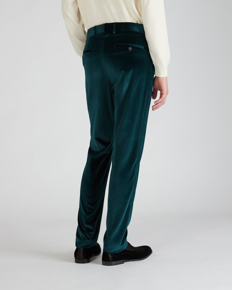 Slowear Pantalone tapered fit in velluto Black Friday Prezzi