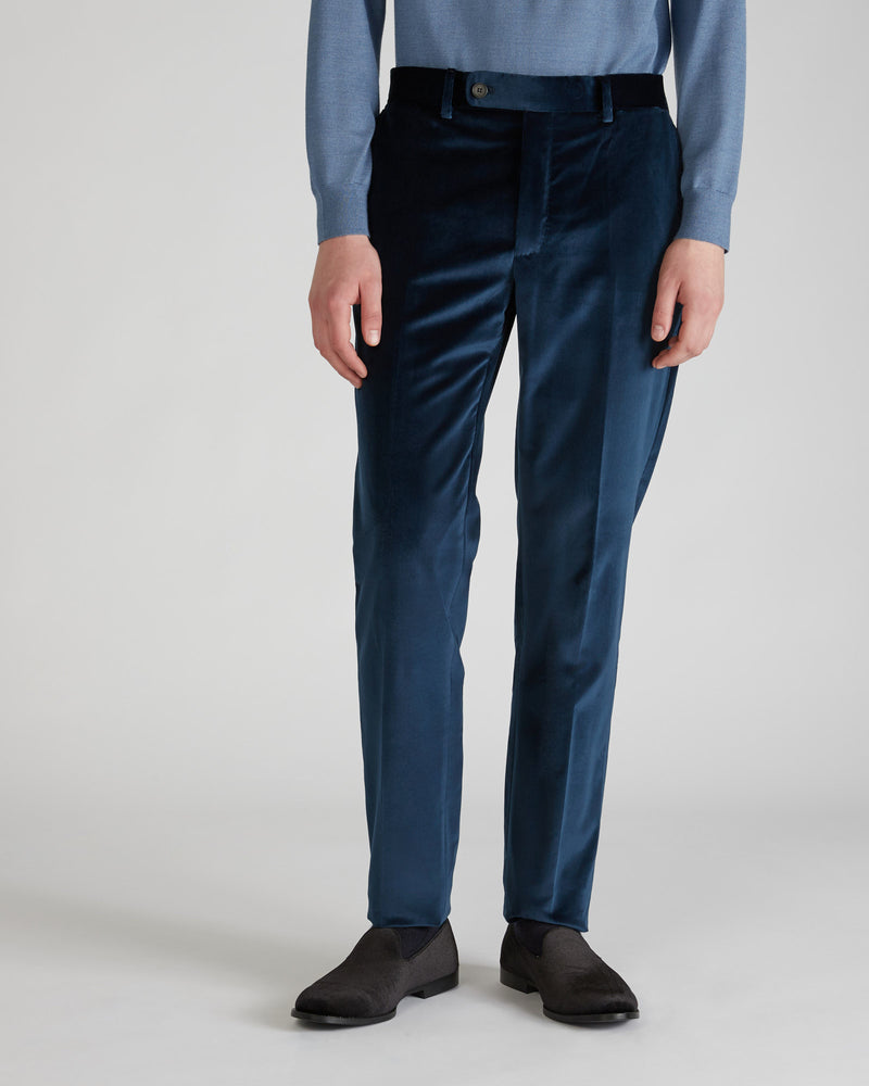 Slowear Pantalone tapered fit in velluto 2025
