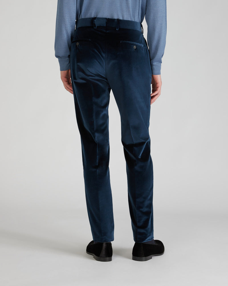 Slowear Pantalone tapered fit in velluto 2025