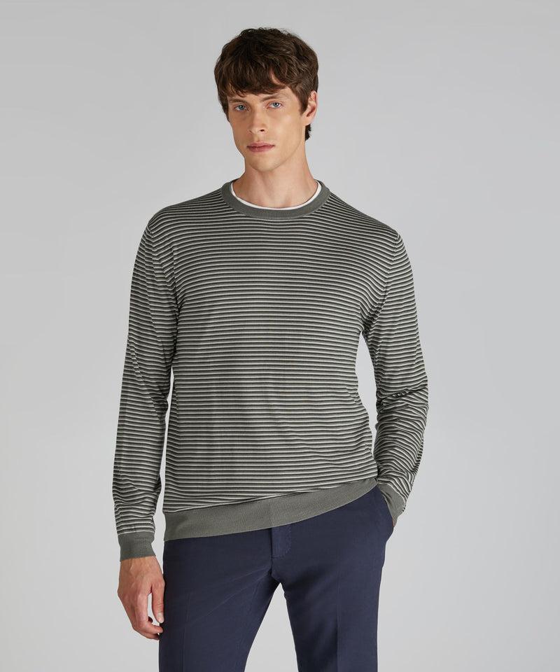 Slowear Girocollo slim fit in Flexwool In Linea