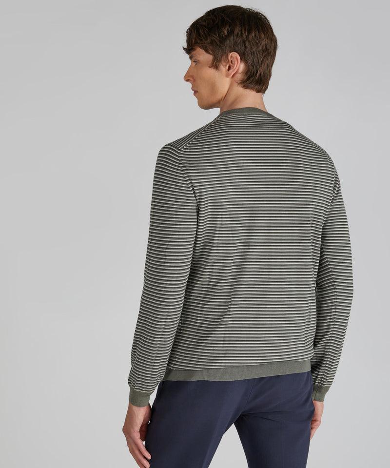 Slowear Girocollo slim fit in Flexwool In Linea