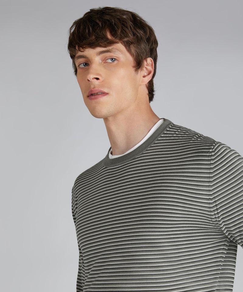Slowear Girocollo slim fit in Flexwool In Linea