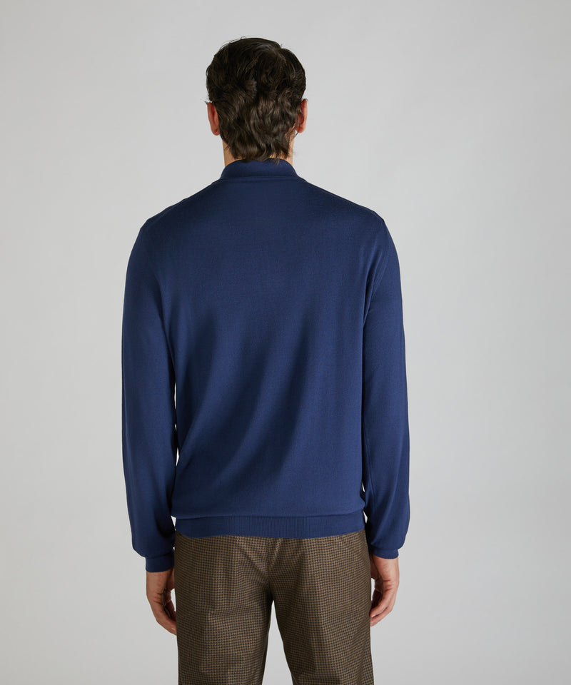 Slowear Polo slim fit in Flexwool Vendita