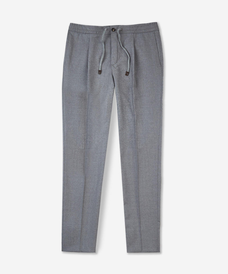 Slowear Pantalone tapered fit in flanella