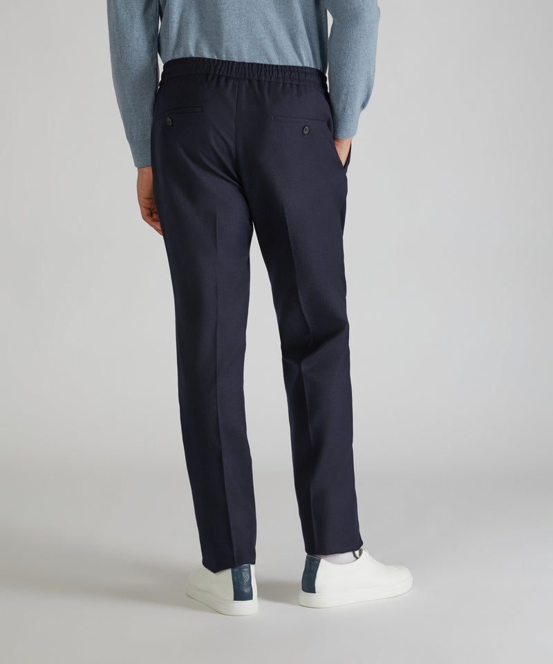 Slowear Pantalone tapered fit in flanella Spedizione Gratuita