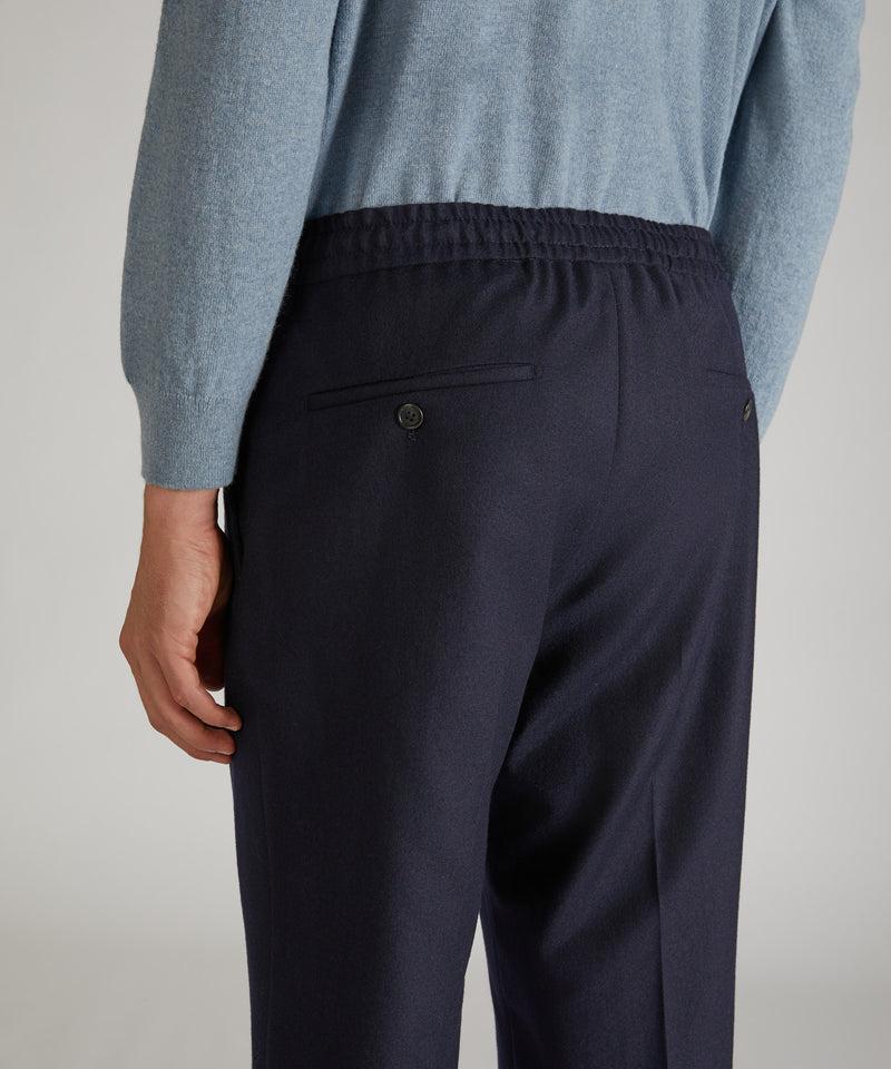 Slowear Pantalone tapered fit in flanella Spedizione Gratuita