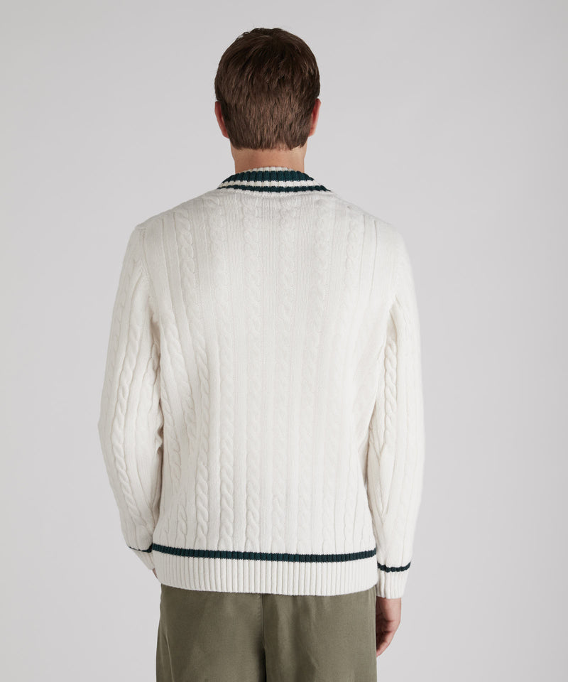 Slowear Maglia con scollo a V in lana Geelong Soddisfazione Garantita