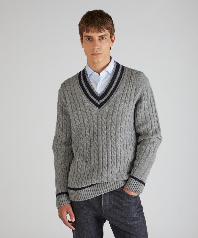 Slowear Maglia con scollo a V in lana Geelong Qualità Garantita