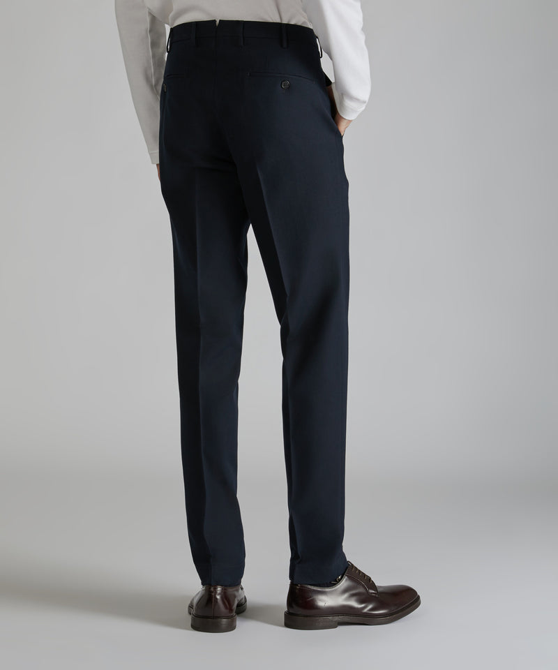Slowear Pantalone tapered fit in twill di cotone e lana Shopping Online