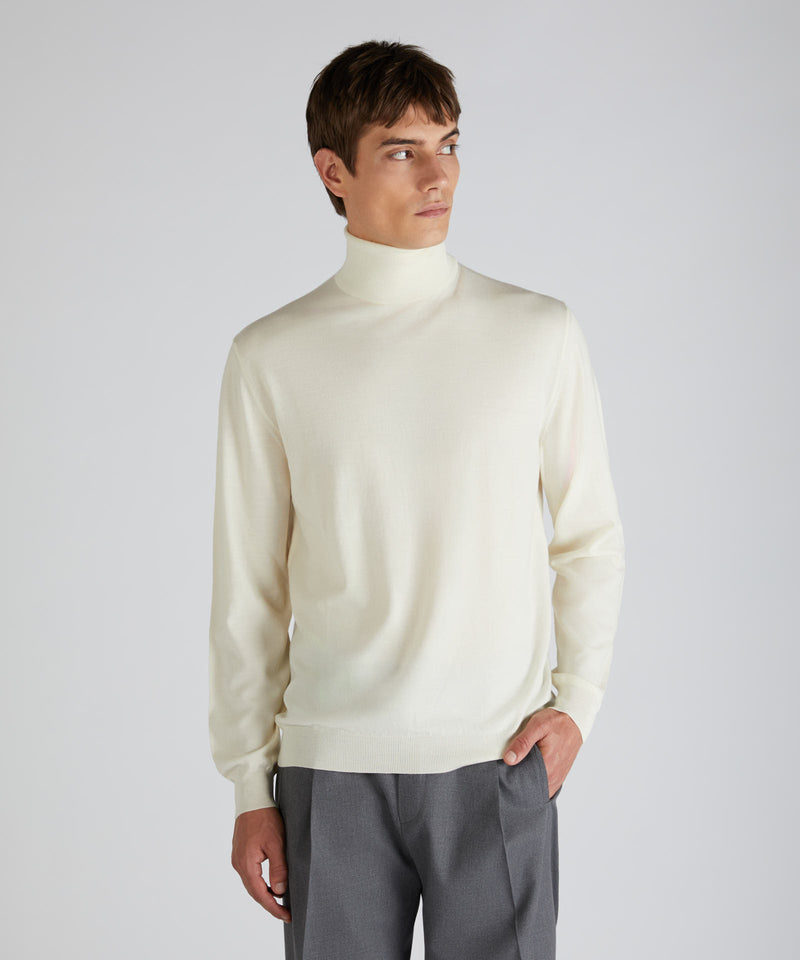 Slowear Dolcevita slim fit in Flexwool Prezzo Ridotto