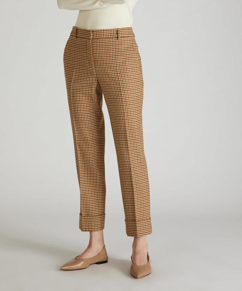 Slowear Pantalone regular fit in flanella Presa