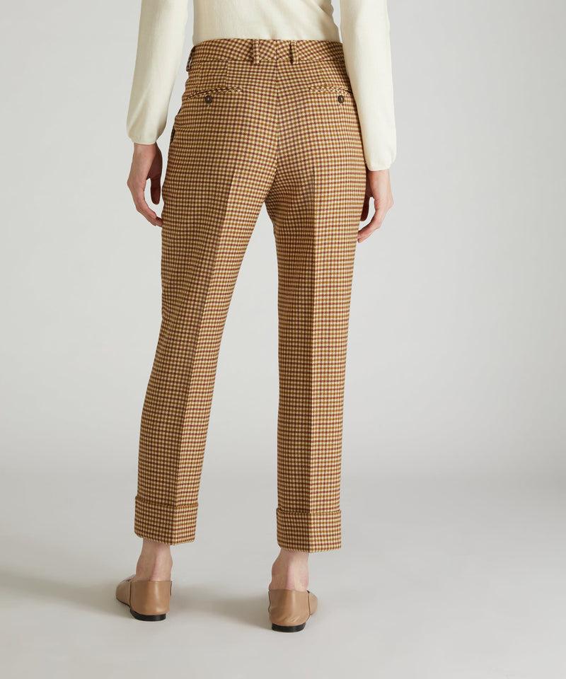 Slowear Pantalone regular fit in flanella Presa