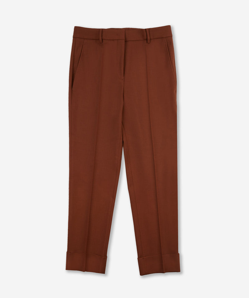 Slowear Pantalone regular fit in lana Sconto