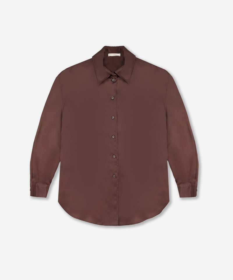 Slowear Camicia wide fit in raso