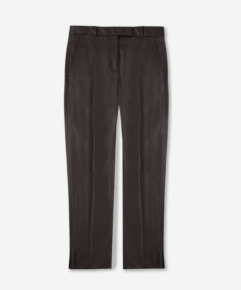 Slowear Pantalone slim fit in similpelle Saldi Di Fabbrica