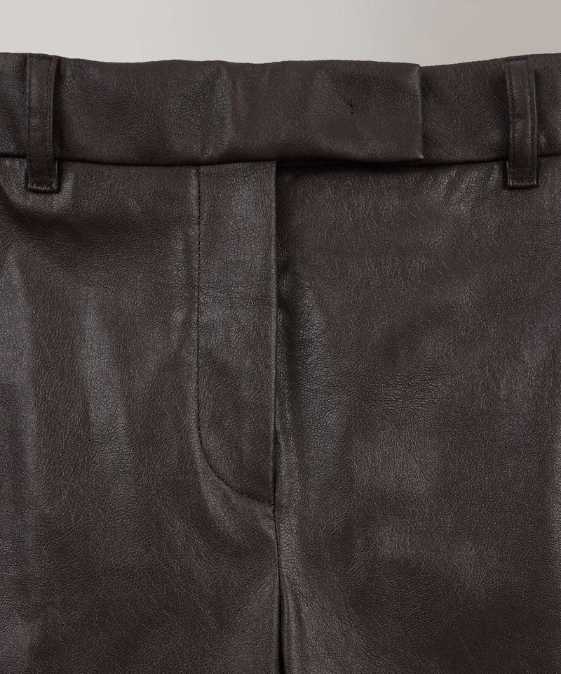Slowear Pantalone slim fit in similpelle Saldi Di Fabbrica