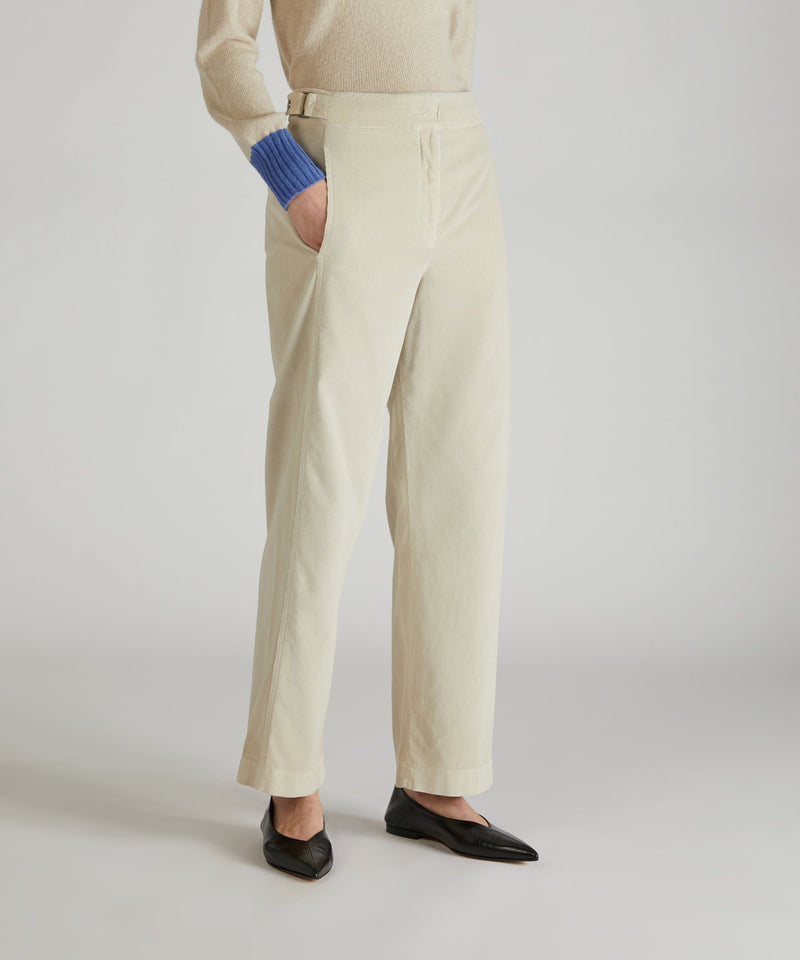 Slowear Pantalone regular fit in velluto Negozio