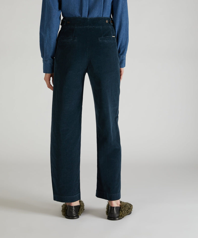 Slowear Pantalone regular fit in velluto Nuova