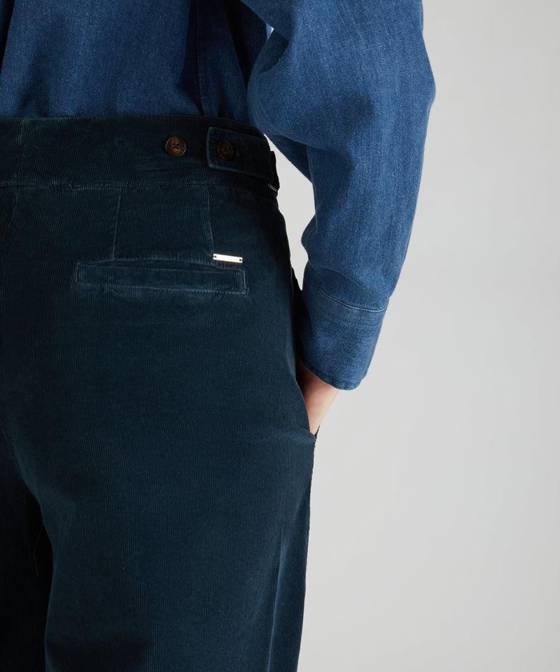 Slowear Pantalone regular fit in velluto Nuova
