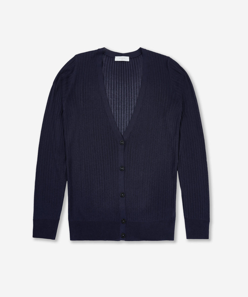 Slowear Cardigan regular fit in viscosa Italia