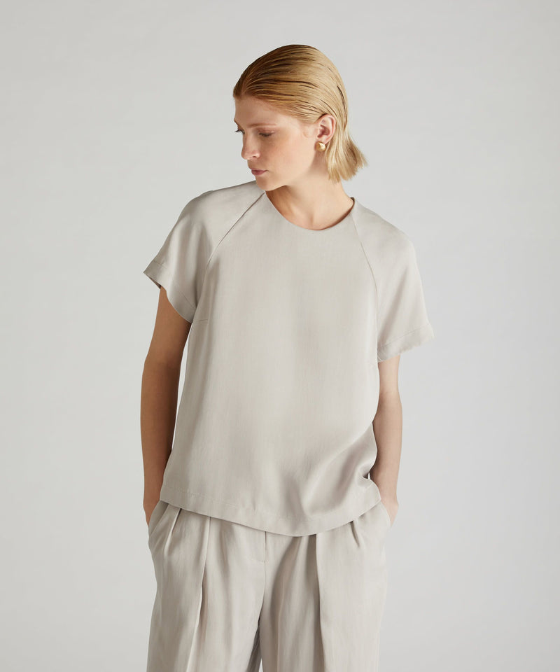 Slowear Camicia wide fit in lyocell Negozio online di fabbrica