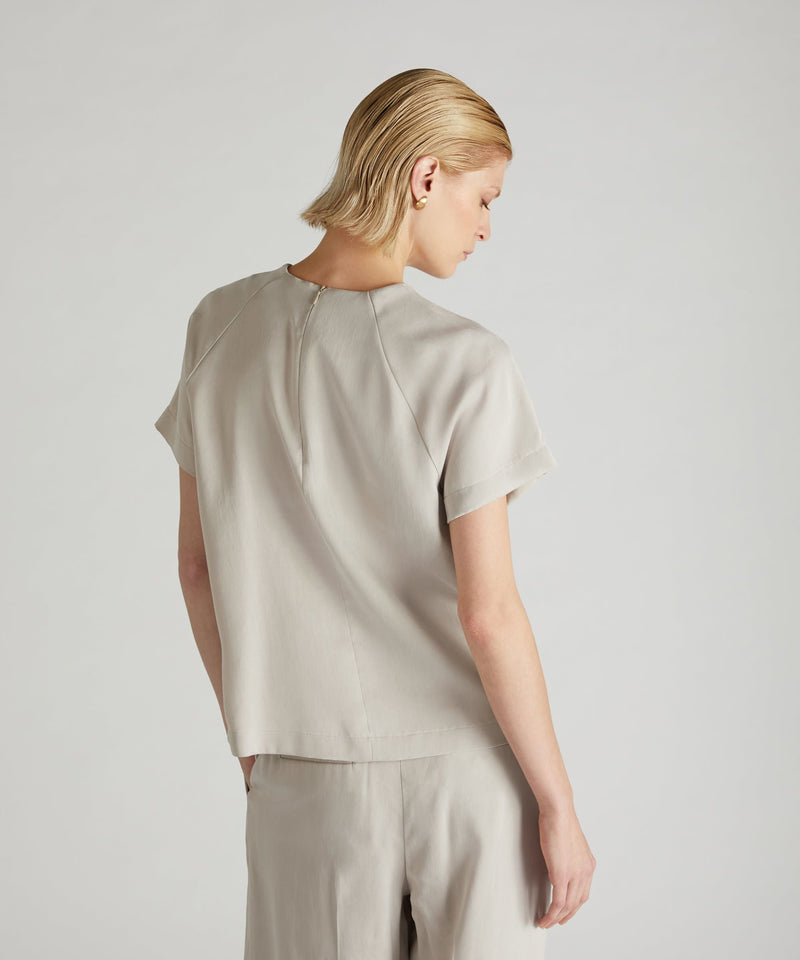 Slowear Camicia wide fit in lyocell Negozio online di fabbrica