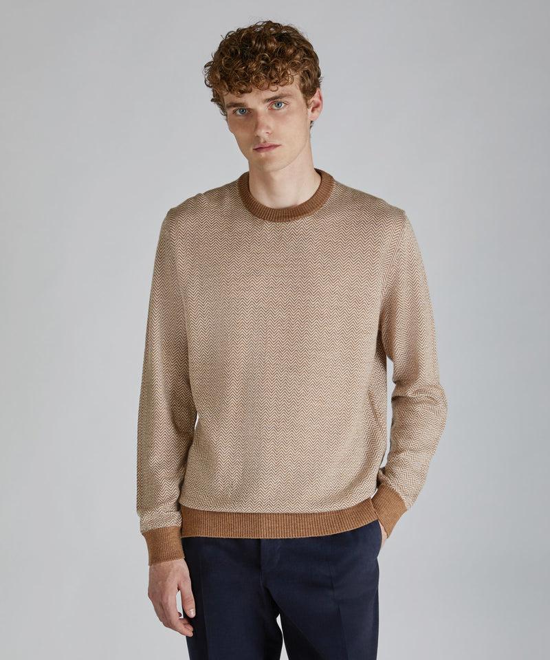 Slowear Girocollo slim fit in lana merinos Negozi Online
