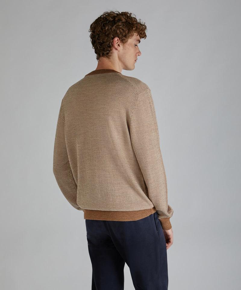 Slowear Girocollo slim fit in lana merinos Negozi Online
