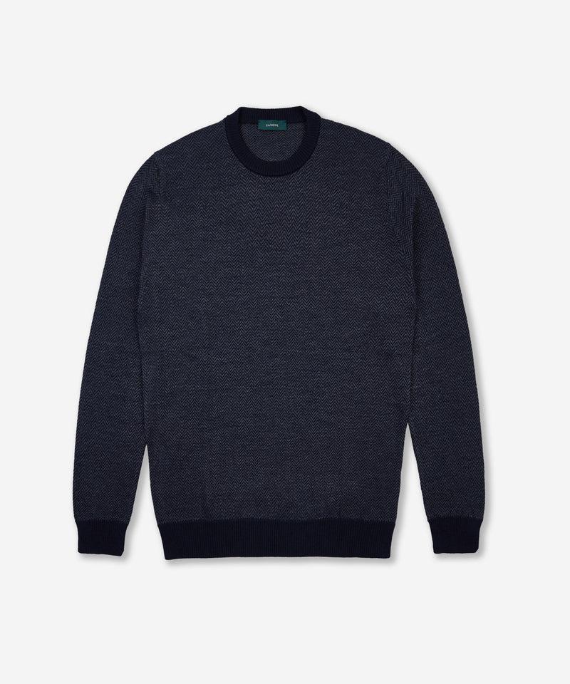 Slowear Girocollo slim fit in lana merinos Acquista Ora