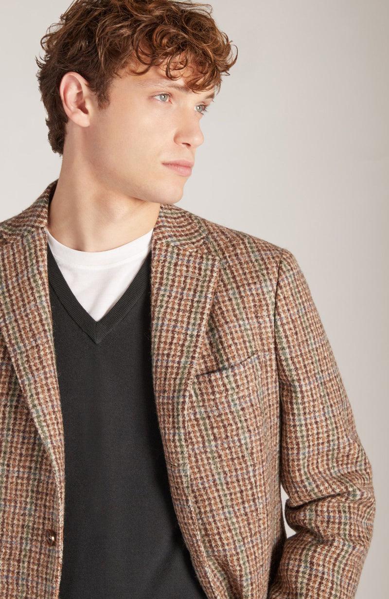 Slowear Maglia scollo a V slim fit in Flexwool certificato Sconto